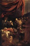 REMBRANDT Harmenszoon van Rijn Death of the Virgin painting